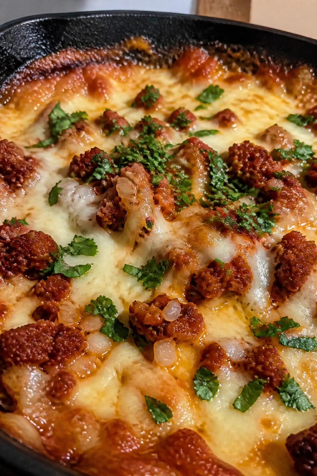 Cauldron Queso Fundido with Chorizo