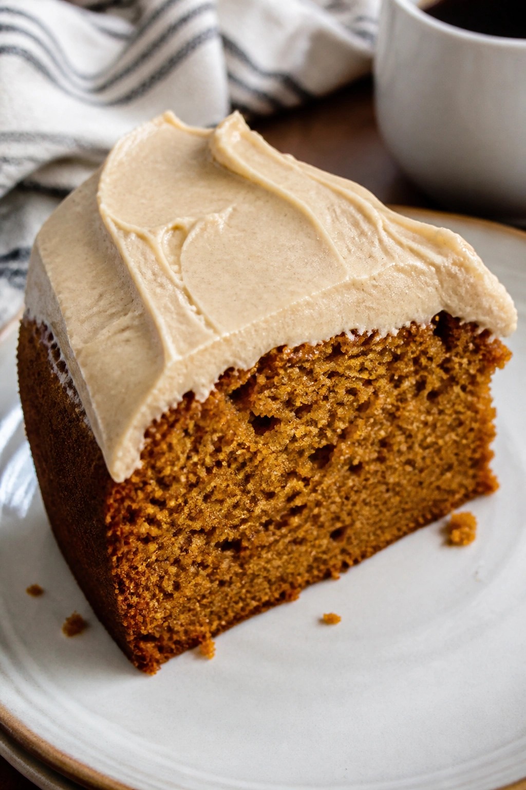 Spiced Pumpkin Cake with Espresso Mascarpone Frosting
