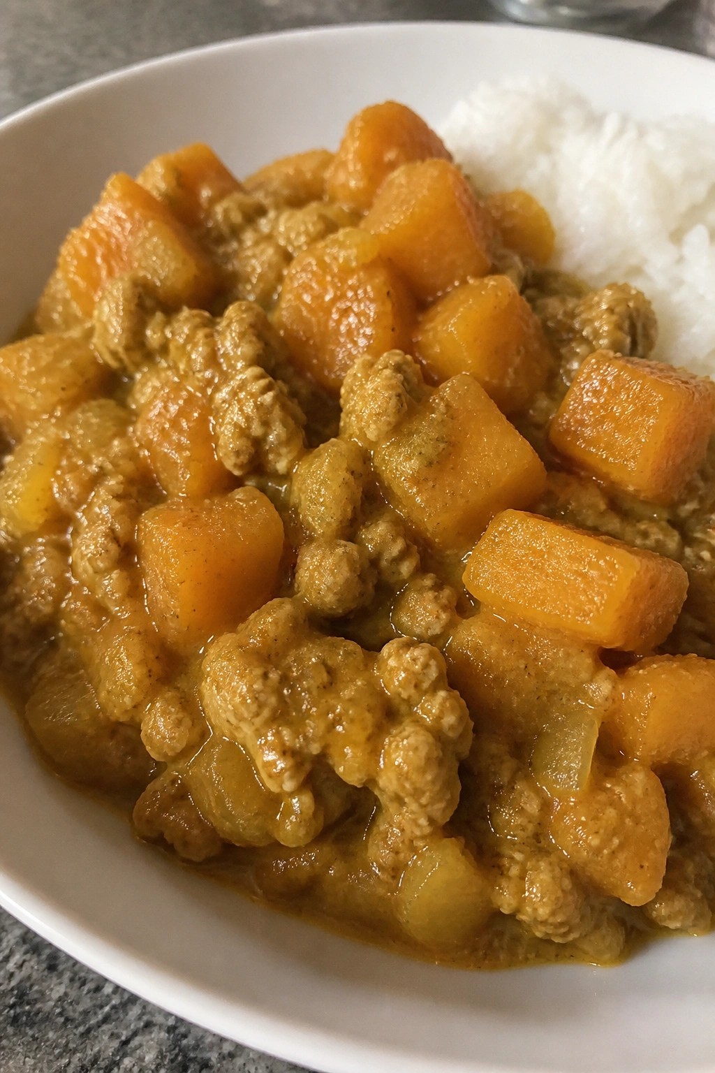 Spooky Slow Cooker Turkey and Butternut Squash Curry
