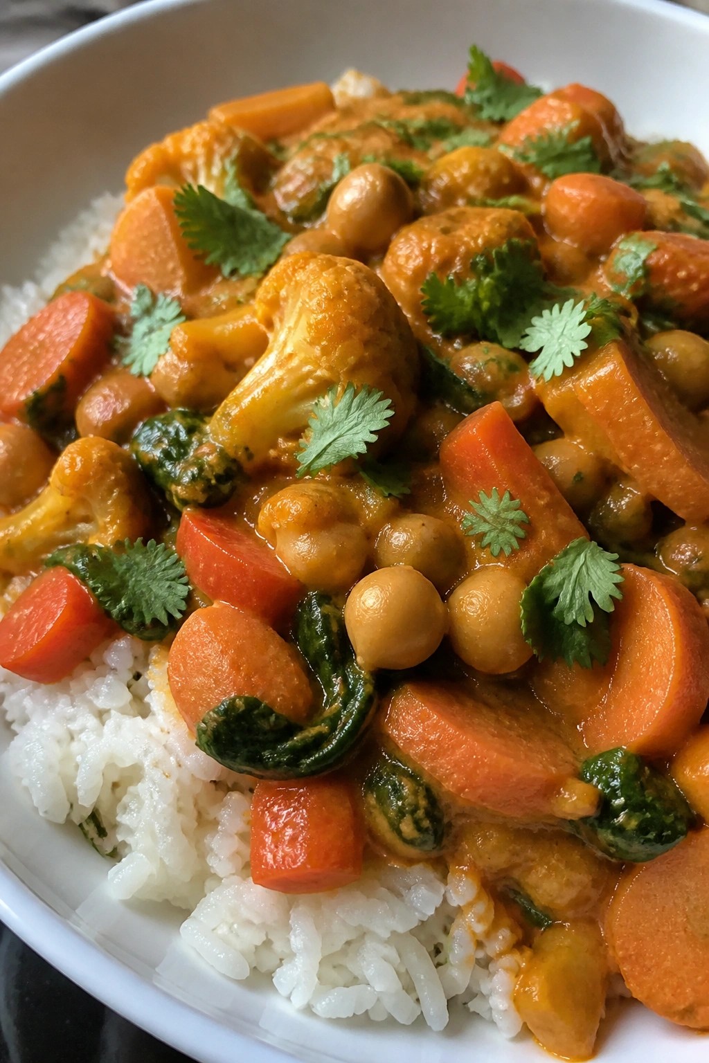 Cauldron Vegetable Curry with Coconut Rice