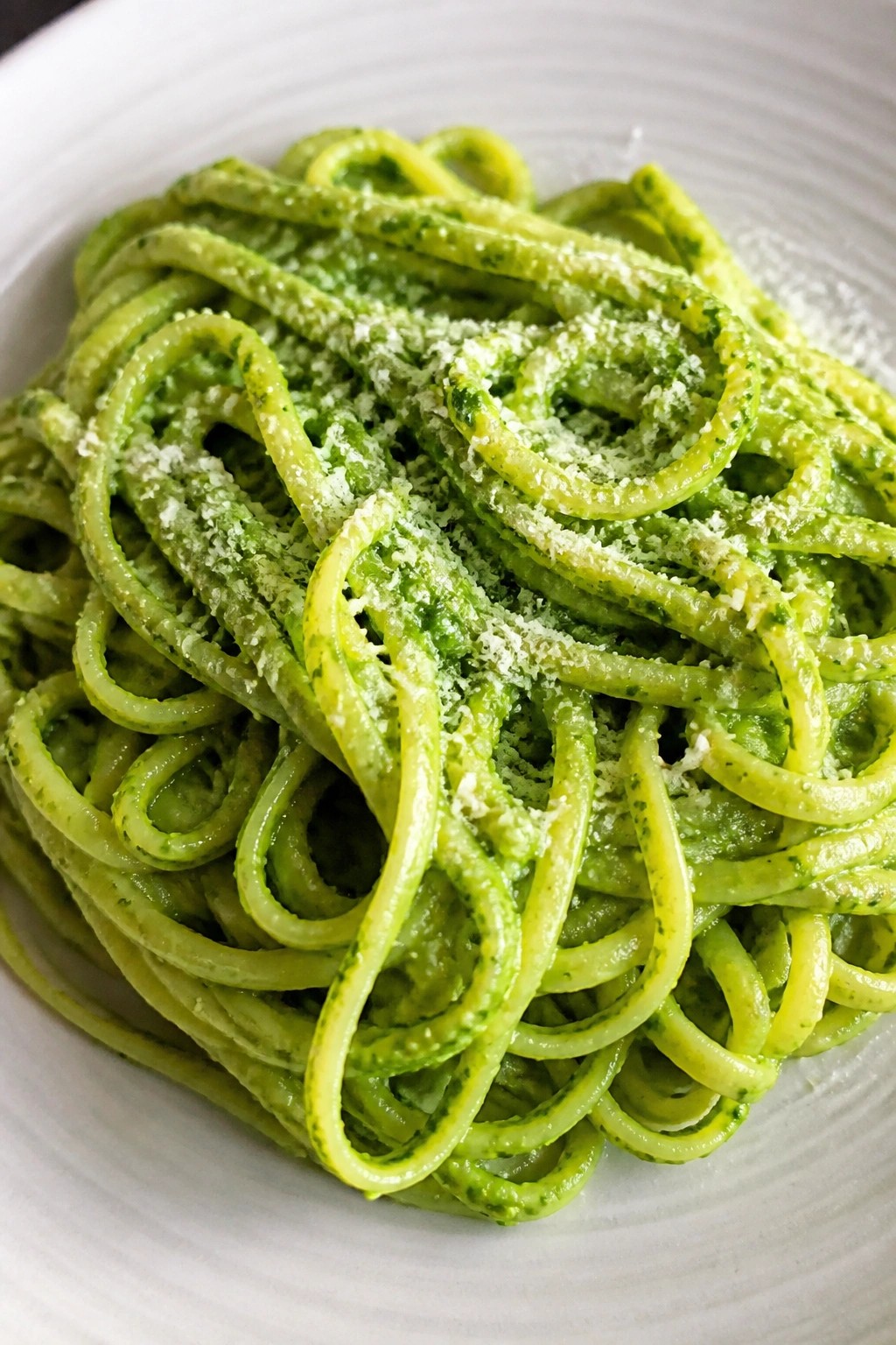 Creepy Crawly Pesto Pasta with Hidden Veggies