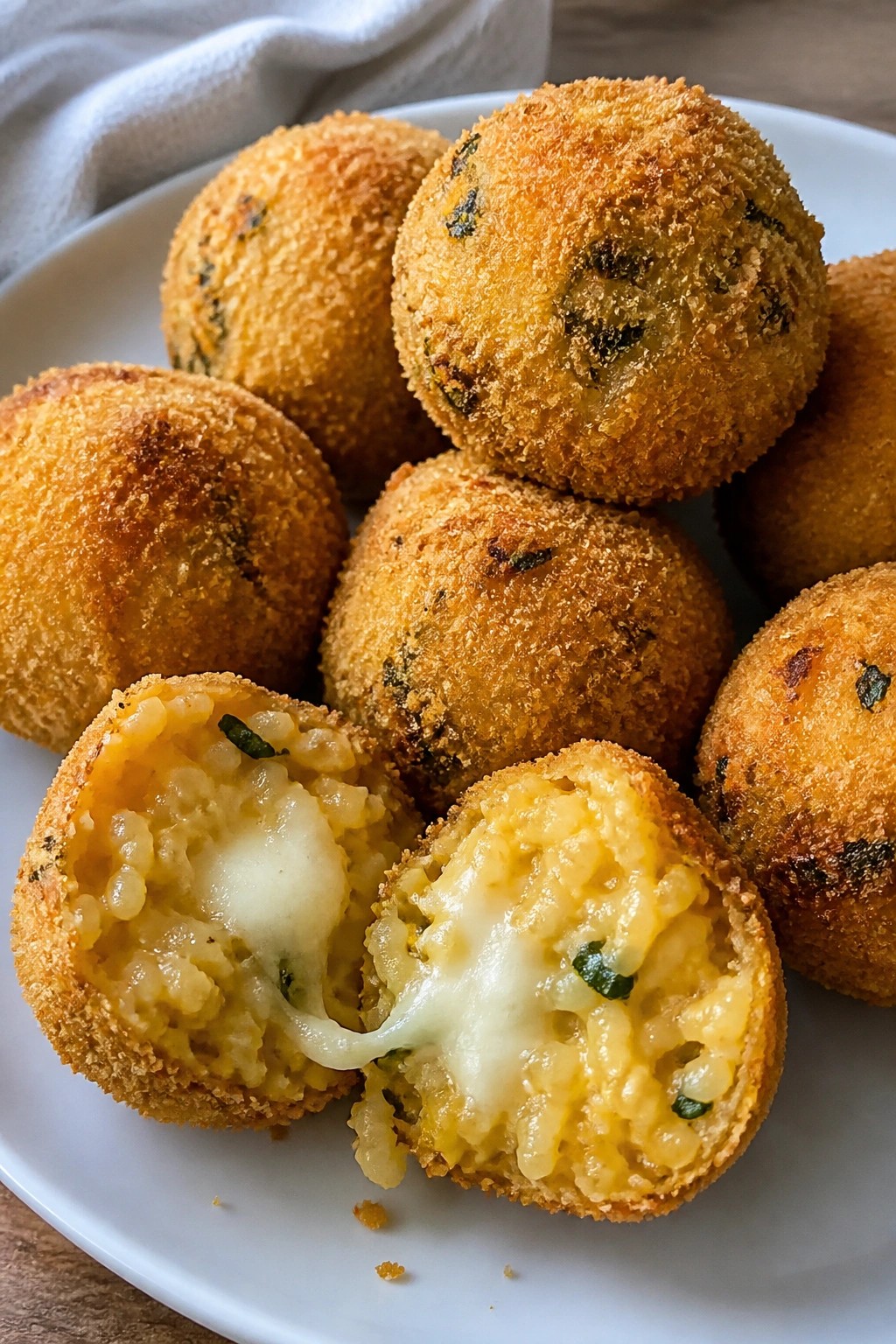 Savory Pumpkin Sage Arancini Balls